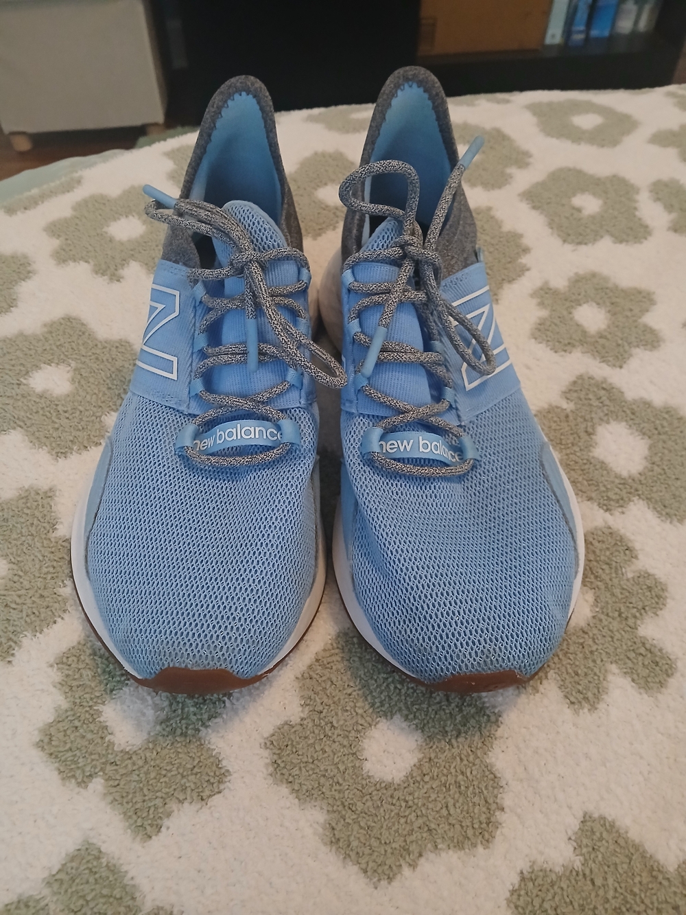 New Balance Light Blue and Gray Women's Athletic Sneakers